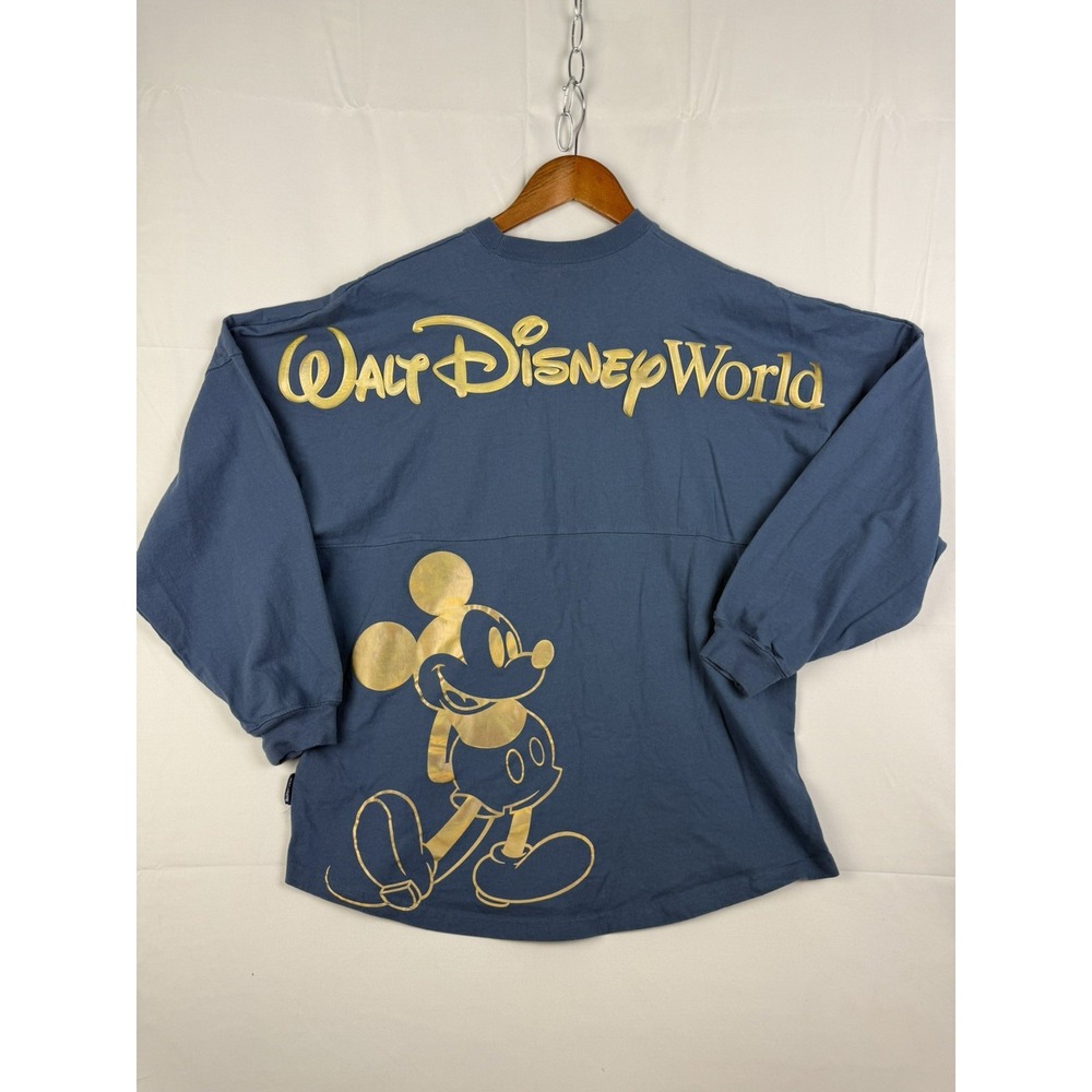 Walt Disney World 50th Anniversary EARidescent Spirit Jersey Blue/Gold • Sz. M
